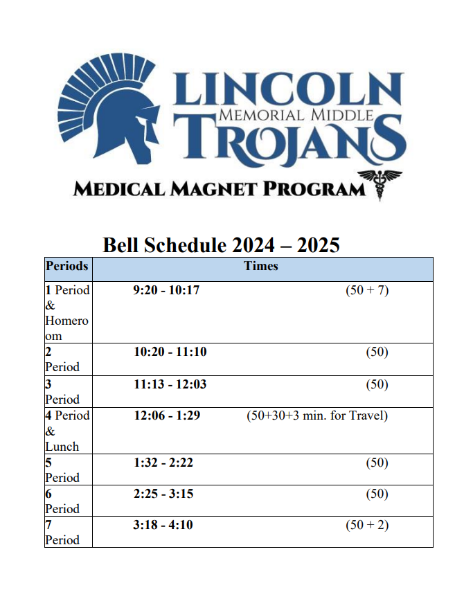  24-25 SY Regular Bell Schedule